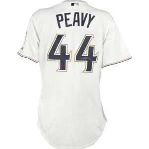  Jake Peavy Autographed Jersey  Details: San Diego Padres 