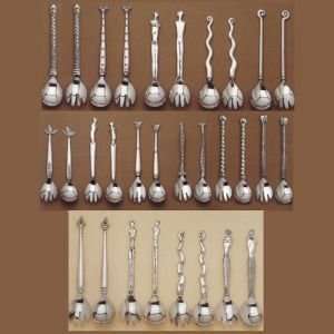  Carrol Boyes Pewter Salad Servers Salad Server Small Wave 