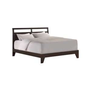  Lifestyle Dominique Queen Platform Bed in Cappuccino: Home 