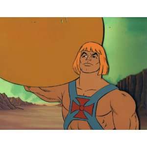He Man and the Masters of the Universe Original Animation Cel with 