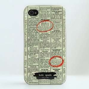  Kate Spade Hard Shell Iphone 4 Case: Cell Phones 