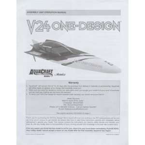  Instruction Manual Aquacraft V24: Toys & Games