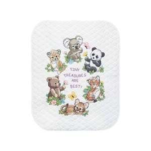  Baby Animals Quilt Stamped Cross Stitch Kit: Office 