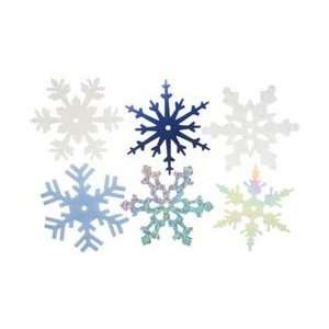  Creative Impressions Large Shimmer Snowflakes 50/Pkg; 3 