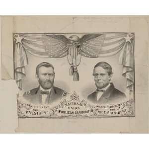   Reprint National Union Republican candidates 1868