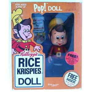 KELLOGGS Rice Krispies POP! Doll & Mini Comic Book MINT in Box (1984)