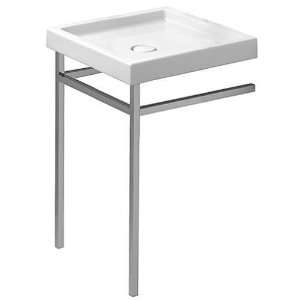    701 Starck X 22 5/8 Washbasin with Metal Consol