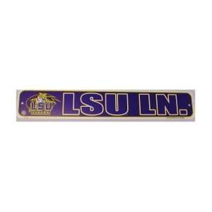    NCAA LSU TIGERS COLLEGE FOOTBALL STREET SIGN: Sports & Outdoors