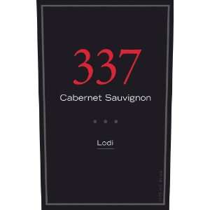  337 Lodi Cabernet Sauvignon 2009 Grocery & Gourmet Food