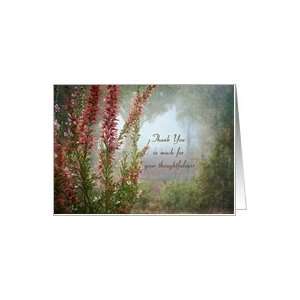  Thank You Thoughtfulness   Flowers in Garden Card Health 