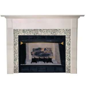  Agee Woodworks Milano Wood Fireplace Mantel Surround: Home 