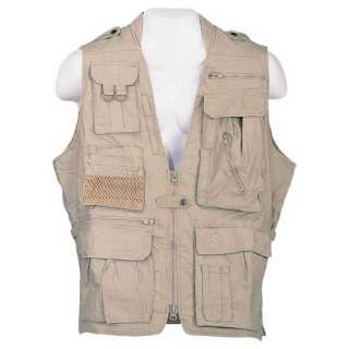 Humvee HMV VS K L Safari Vest Large (Khaki) NEW  