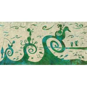  Oopsy daisy Out to Sea Wall Art 36x18: Home & Kitchen