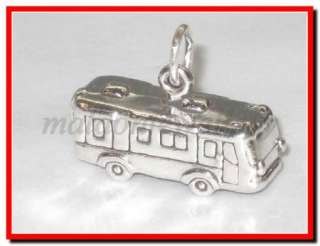 RV Camper motorhome sterling silver charm .925 sslp3682  
