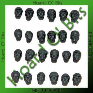 ZULU WARRIORS BITS   24x HEADS   Wargames Factory  