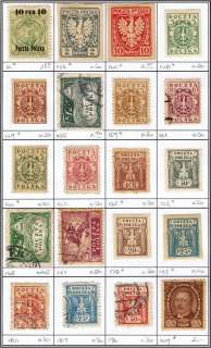 POLAND Collection 786 Different Stamps 1918/94  