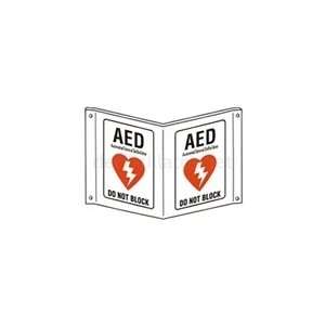  AED 3D Projection Wall Sign 9x12 
