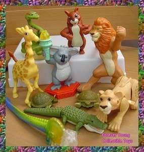 2006 McDonalds DISNEY * THE WILD * happy meal SET  