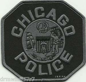 Chicago  Subdued, Illinois shoulder police patch (fire)  