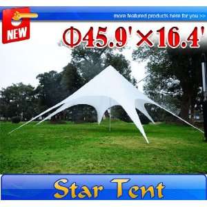  Frugah New Large Star Party Tent Canopy Shade White 