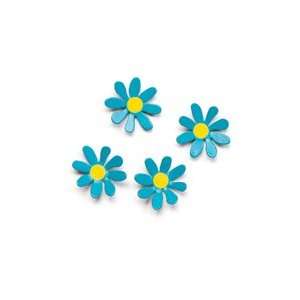  Demdaco Embellish Your Story 14279 Set of 4 Blue Daisy 