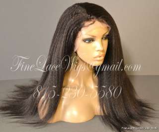 Indian Remy Full Lace Light Yaki Wig In Stock Item 18 32  