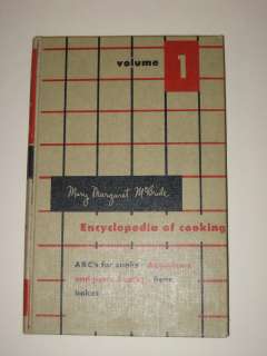 Mary McBride ENCYCLOPEDIA OF COOKING 12 Vols 1958 Illus  