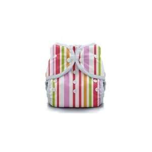    Thirsties Duo Wrap   Two 18 40lbs   Warm Stripes snaps Baby