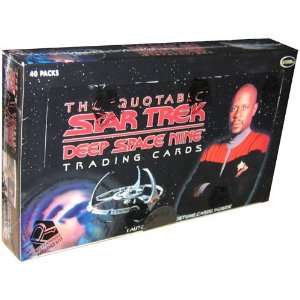   The Quotable Deep Space Nine DS9 Trading Cards Box   40p: Toys & Games