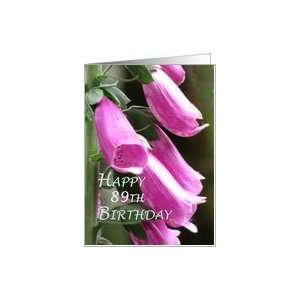  Happy 89th Birthday Flowers Card: Toys & Games