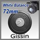 72mm Front White Balance Center Pinch Lens Cap Cover for Canon Nikon 