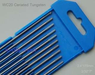   CERIATED Tungsten 2.4*175mm 3/32 x 7 x10 pcs EMS shipping to USA