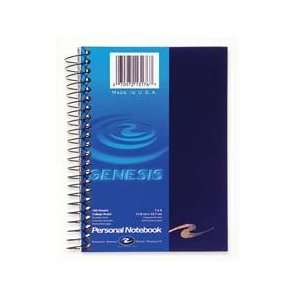  Wirebound Notebook, College Ruled, 100/Sheets, 7x5, Asst 
