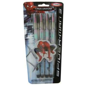    Marvel Spider man Crayons   4 pack Crayon set Toys & Games