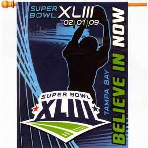 Super Bowl Vertical Flag