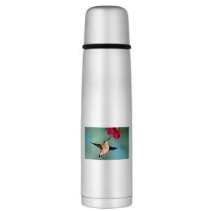    Large Thermos Bottle Black Chinned Hummingbird 