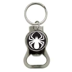  Spider White   Spiderman   Bottle Cap Opener Keychain Ring 
