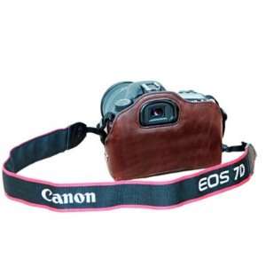 Dslr Camera Dock Case Antique Brown for Canon EOS 7D 18 135 IS   18 