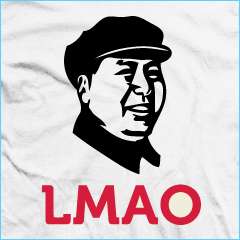 LMAO Chairman Mao Zedong Chinese Funny Joke T Shirt  