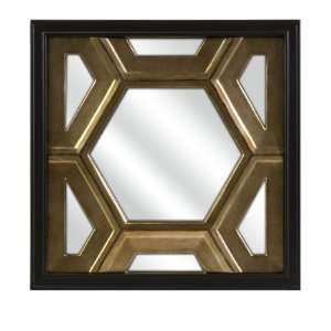 20 Antrim Contemporary Hexagon Accented Square Wall Mirror  