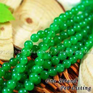 6mm RARE Green Chrysoprase Chalcedony Gem Gemstone Round Loose Beads 