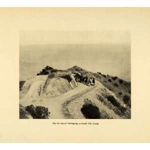  1906 Print Horse Drawn Carriage Tours California Dirt Road 