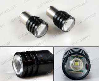 2x 5W High Power White LED Bulbs Reverse Backup Light 1156 with Cree 