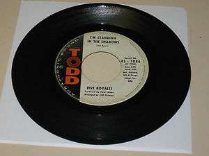 NORTHERN SOUL 45RPM RECORD   FIVE ROYALES   TODD 1086  