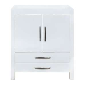 DecoLav 5222 WHT White Cameron Cameron 30 Wood Vanity Cabinet Only 
