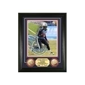   Tennessee Titans Chris Johnson 24KT Gold Coin Photo Mint: Sports