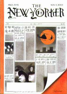 New Yorker cover Falconer tabloid Halloween reports witches arrested 