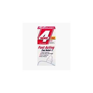  4 Way Nasal Decongestant Spray,Fast Acting   0.5Oz,3Pks 