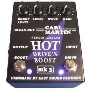  Carl Martin Hot Drive and Boost MKIII Pedal Musical Instruments