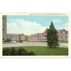  1930s Vintage Postcard   View of Northern Illinois State 